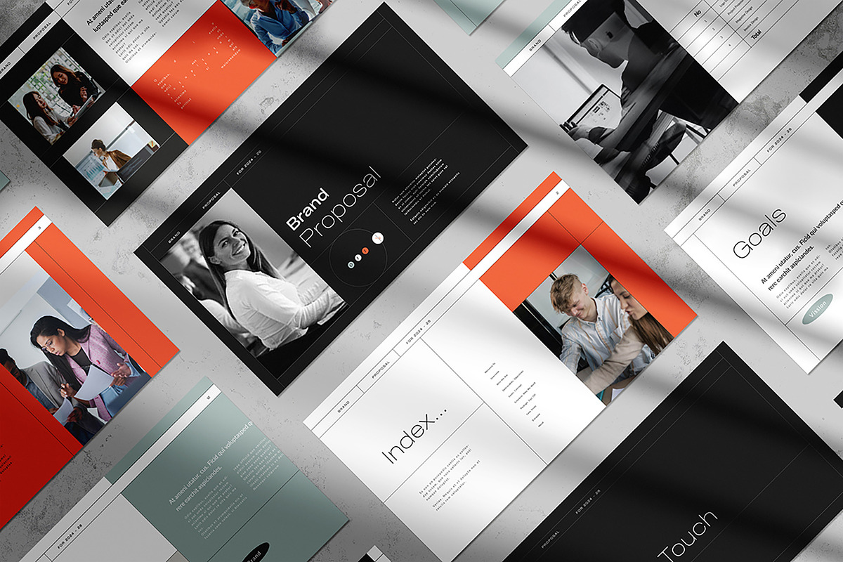 Brand Proposal Template, a Presentation Template by White Graphic (Photo 7 of 7)
