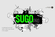 Sugo Pro - 20 fonts, a Sans Serif Font by Zetafonts (Thumbnail 1 of 15)