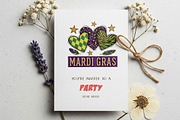 Mardi Gras Hand-drawn PNG Bundle, an Object Illustration by GlitterCraft (Thumbnail 96 of 101)