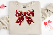 Yarn Crochet Bow Valentine PNG, an Illustration by DreamCafeArt (Thumbnail 6 of 8)