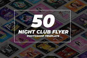 50 Night Club Party Flyer Bundle 1