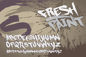 Fresh Paint Graffiti Font