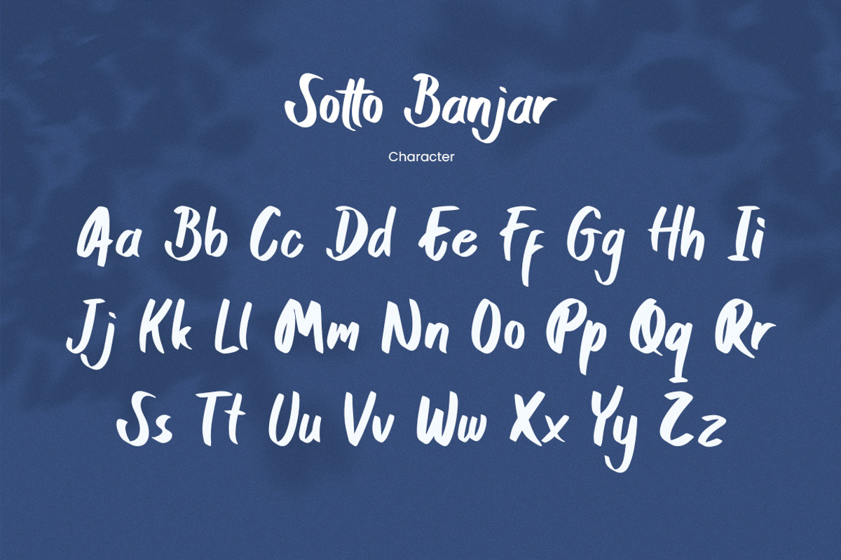 Sotto Banjar - Handwritten Display, a Handwritten Font by Samtiv Studio (Photo 6 of 7)