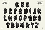 Black Bubble Letters, an Object Graphic by Kate Creative Studio (Thumbnail 3 of 7)