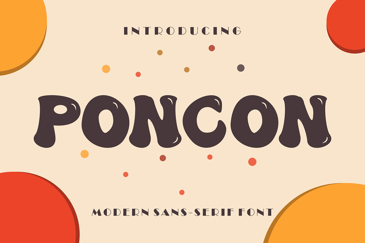 Poncon font, a Serif Font by VectorCraft (Photo 1 of 4)
