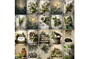 Herbalist Junk Journal Kit, a Seasonal Illustration by Nicole Branger Art (Thumbnail 9 of 14)