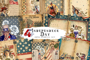 independence day junk journal