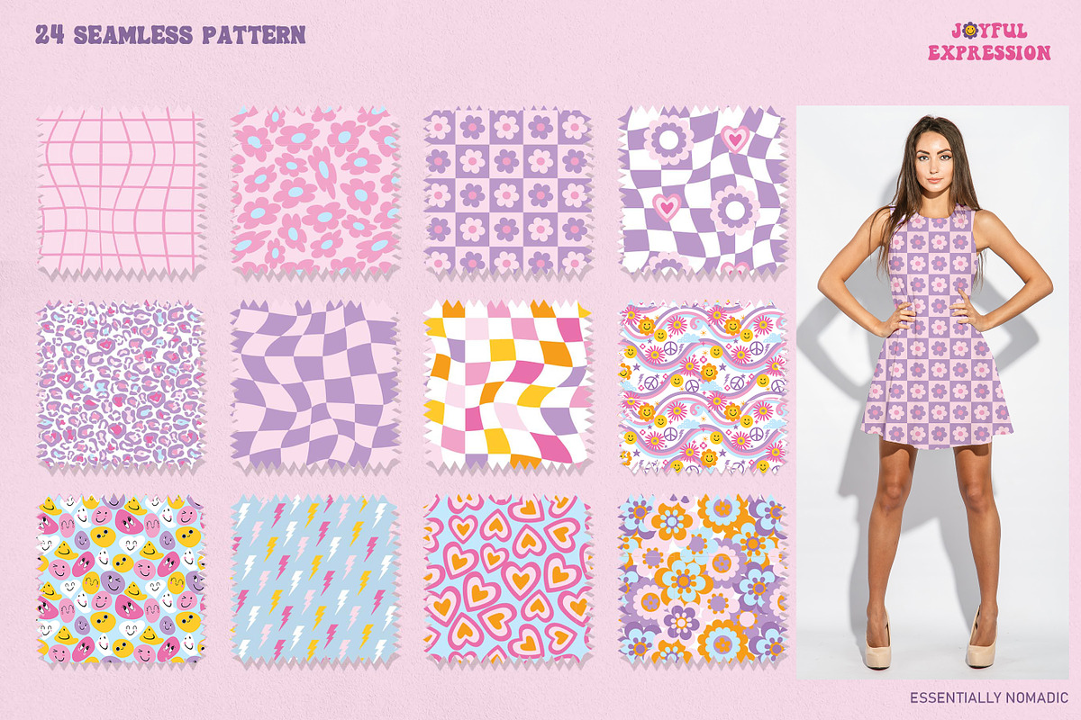 90s-Y2K Graphic Pattern Collection, an Object Graphic by Essentially Nomadic (Photo 9 of 17)