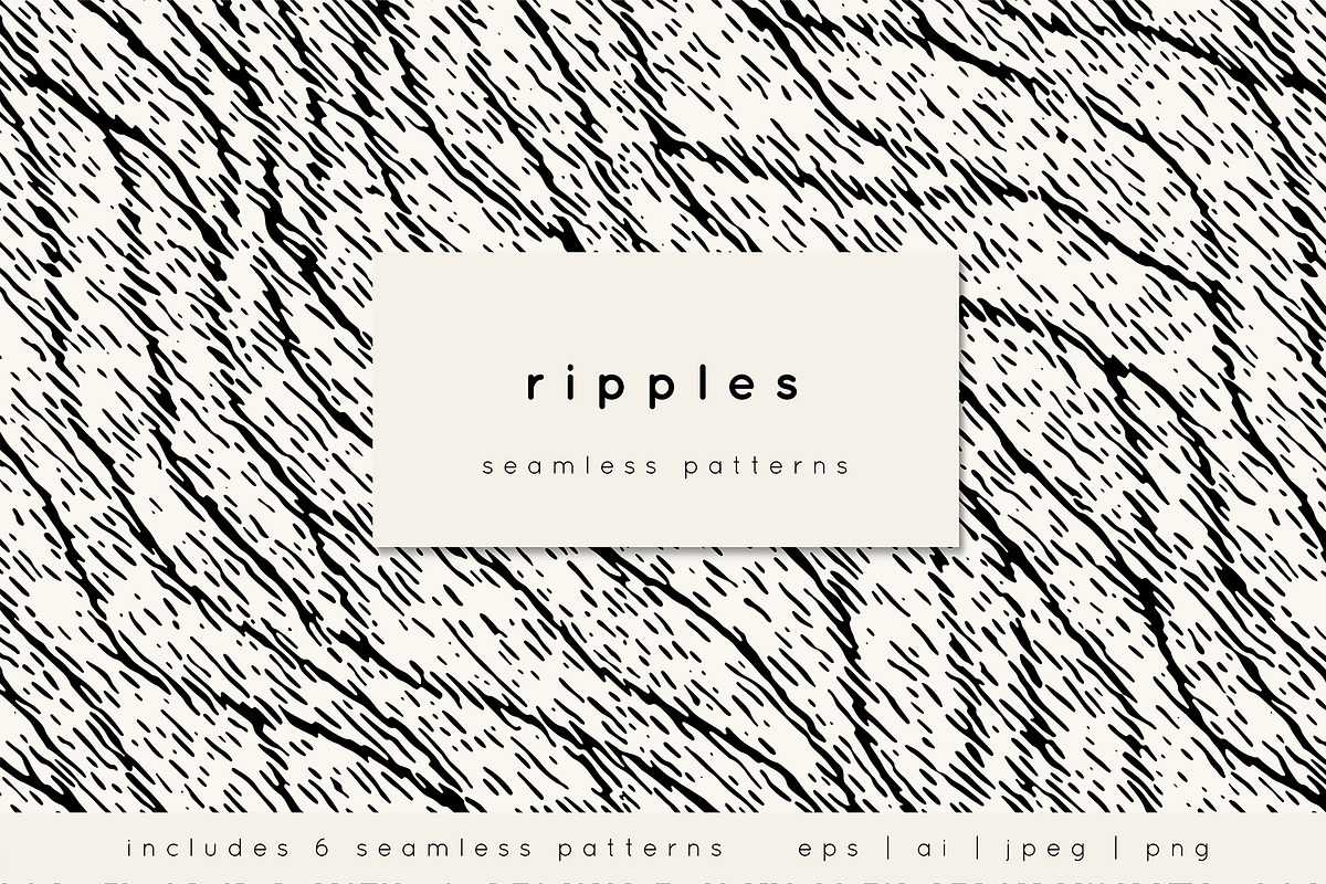 Ripples. Seamless Patterns Set, a Pattern Graphic by Curly_Pat (Photo 1 of 5)