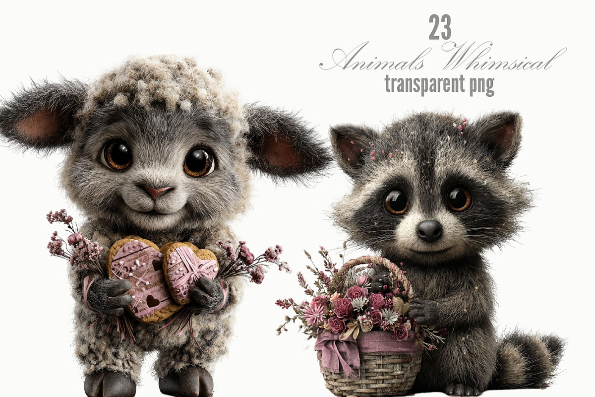 Animals Whimsical Clipart, an Animal Illustration by Designking (Photo 1 of 5)
