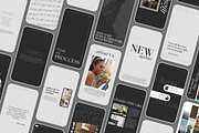 Dark Instagram templates Canva, a Social Media Template by VeliusCreativeStudio (Thumbnail 7 of 8)