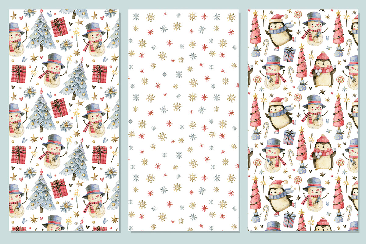 Christmas friends. New Year's set., an Animal Illustration by babenkoirusa (Photo 10 of 15)