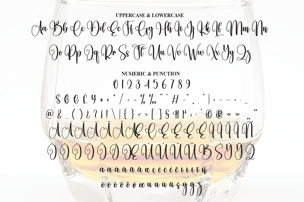Whiskey | Script Font, a Handwritten Font by Scratchones (Photo 7 of 9)