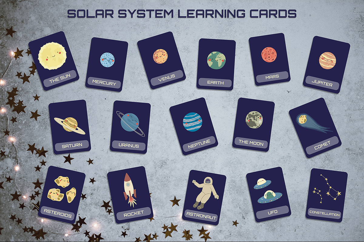 Solar system big design bundles., an Education Illustration by ann_etc (Photo 5 of 14)