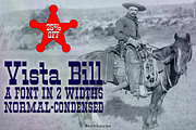 Vista Bill Western Style Font Bundle, a Slab Serif Font by DosDiez Type (Thumbnail 1 of 7)
