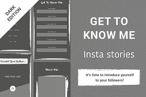 Get To Know Me - Insta Stories
