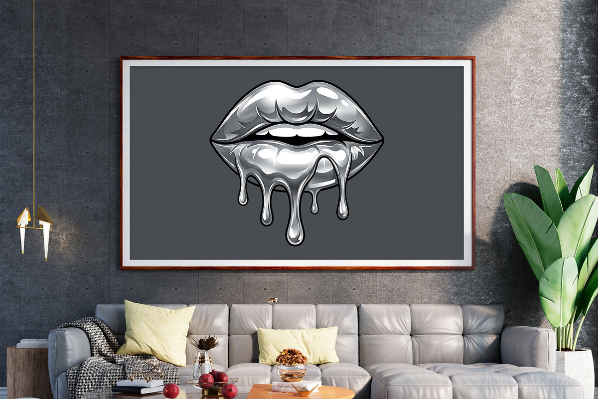Lips Clipart, a Decorative Illustration by Forhadx5 (Photo 11 of 11)