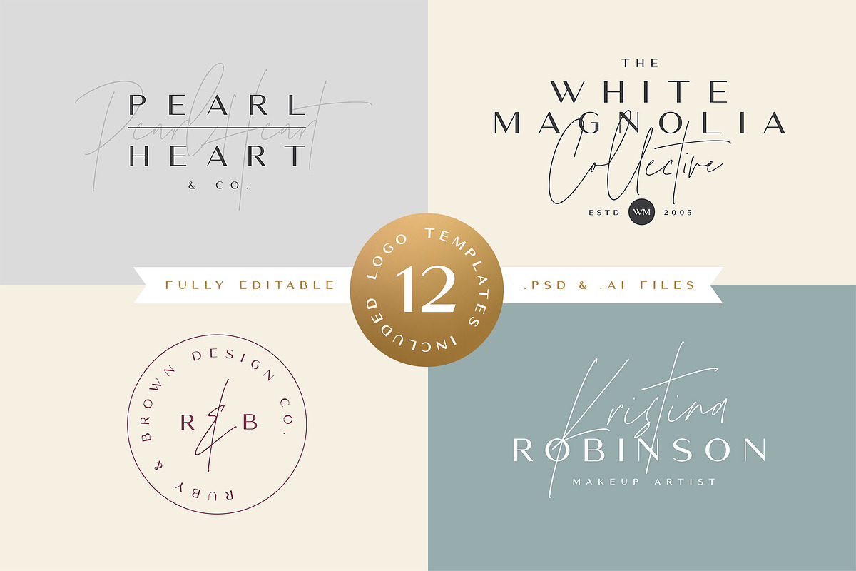 The Amoret Font Duo + 12 Logos preview 3