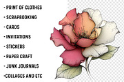 Whimsical Summer Flower Clipart, a Transportation Illustration by SinaCreation (Thumbnail 3 of 7)