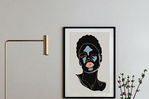 LINE ART COLLECTION BLACK BEAUTY