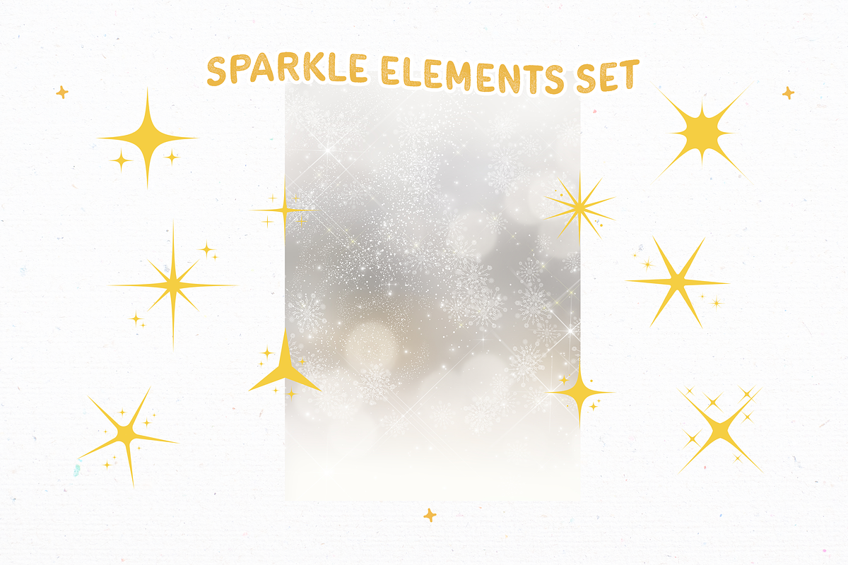 Sparkle Elements Set, an Object Illustration by peterdraw | Creative Market