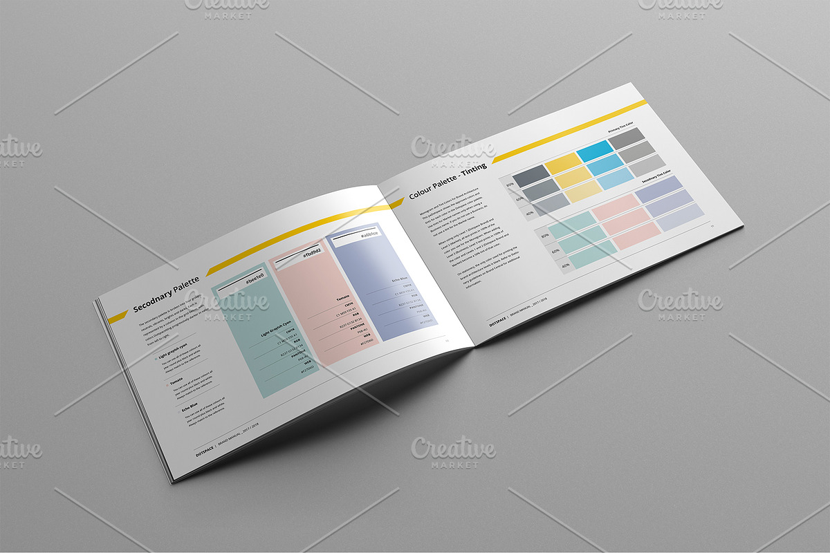 Brand Manual 30 Pages A4 / US Letter, a Brochure Template by Mastergfx (Photo 11 of 32)