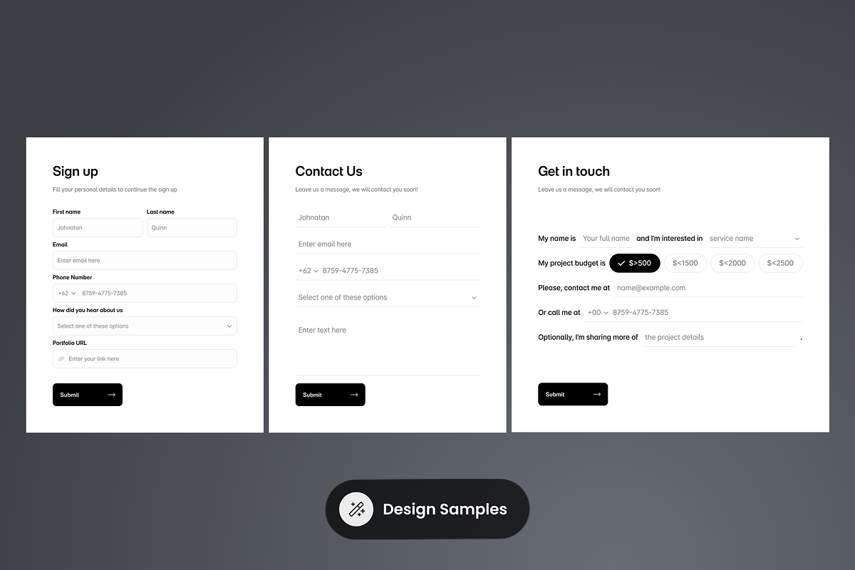 Form Builder - Figma Optimized UI, an UI Kit Template by SLAB! Design (Photo 3 of 3)