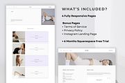 Squarespace 7.1 Yoga Studio Website, a Templates & Theme by Studio Aleksieva (Thumbnail 3 of 9)