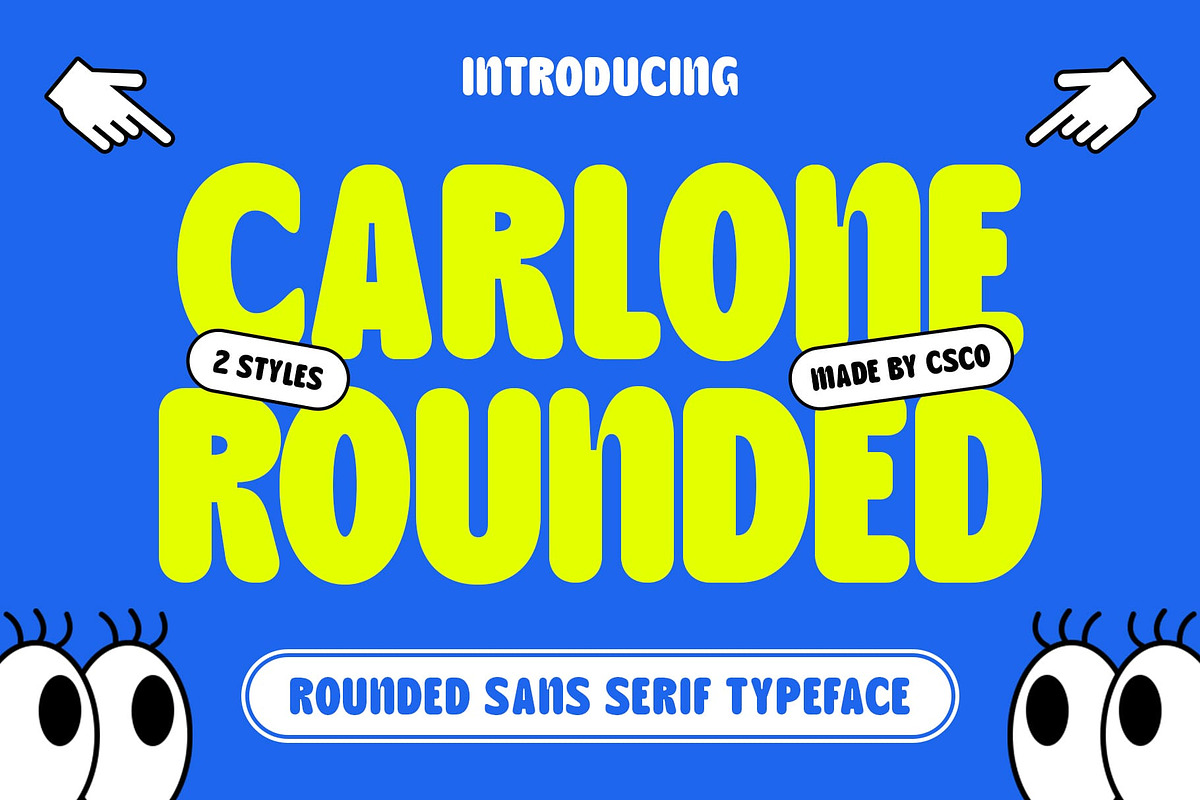 Carlone Rounded, a Sans Serif Font by Craft Supply Co. (Photo 1 of 8)