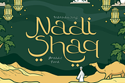 Nadishaq - Arabic Font, a Font by PutraCetol Studio (Thumbnail 1 of 11)