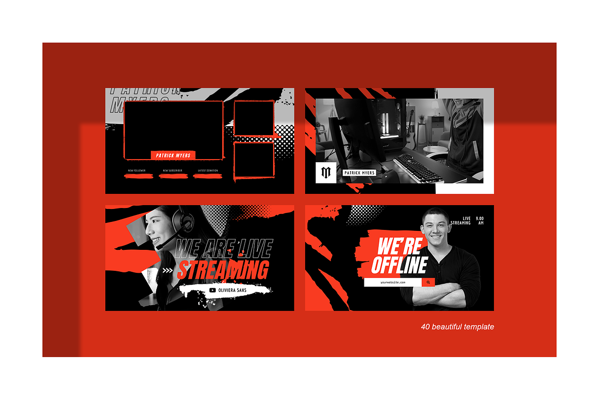MERA Stream Pack + Instagram Canva, a Templates & Theme by Angkalimabelas (Photo 7 of 8)