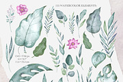 Watercolor cute dinosaurs set, an Animal Illustration by OrangePeafowlArt (Thumbnail 3 of 11)