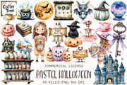 Pastel Halloween Sublimation Clipart, an Illustration by OK Design (Thumbnail 1 of 5)