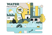 10 Water Pollution Illustration, an Object Illustration by denayunebgt (Thumbnail 4 of 4)