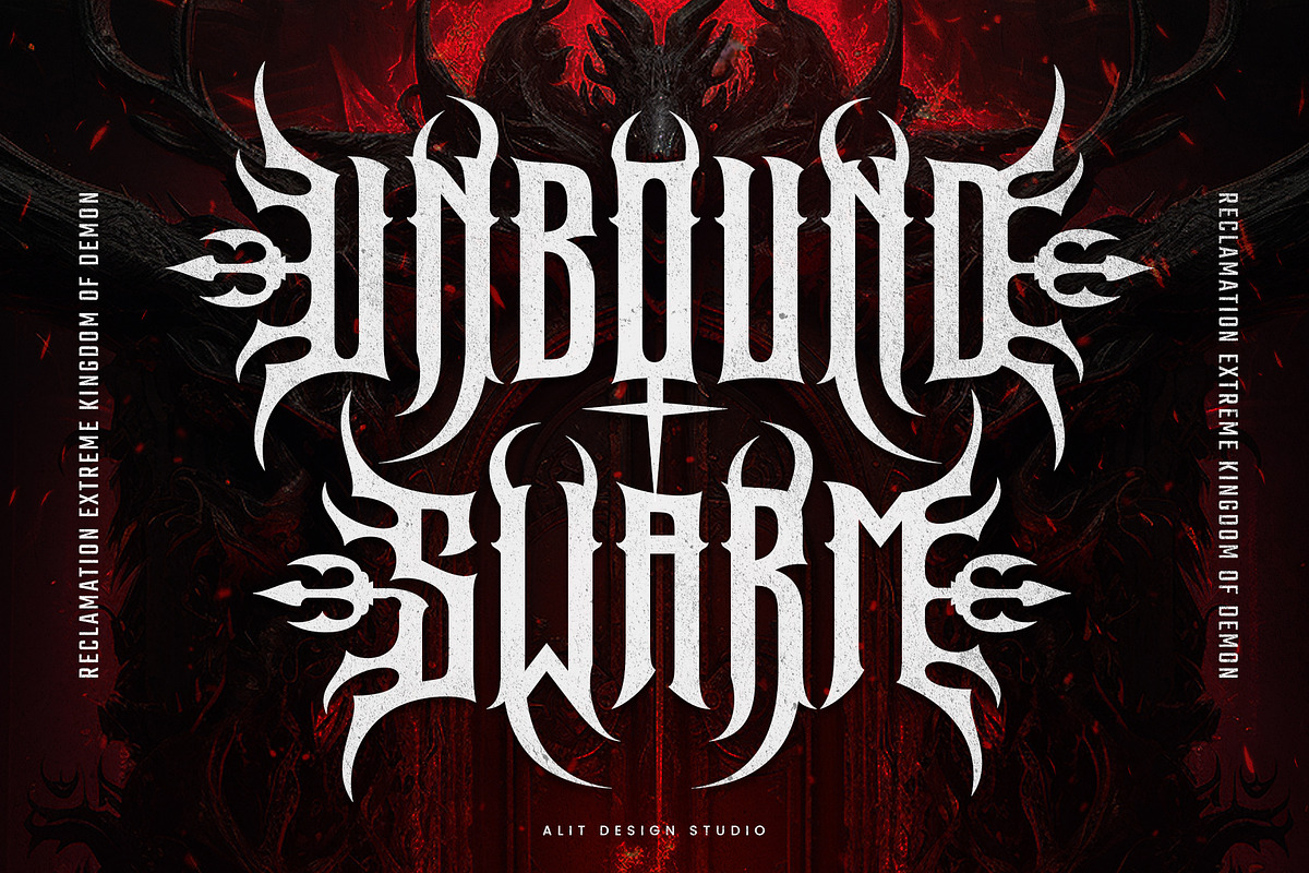 Darkson Typeface, a Blackletter Font by alit design (Photo 5 of 20)