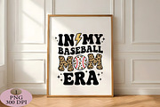 Custom In My Baseball Mom Era PNG, an Illustration by Daily.Designs (Thumbnail 4 of 5)