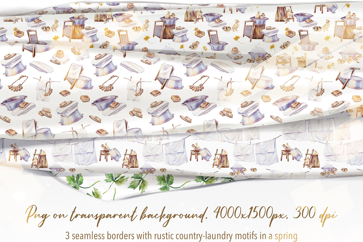 Spring Rustic Laundry Aesthetic, an Object Illustration by Shabbypie (Photo 5 of 5)