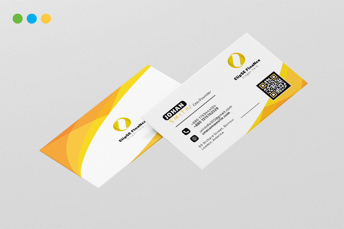 Business Card, a Business Card Template by ZAAS (Photo 5 of 6)