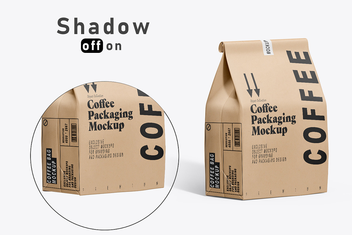 Coffee Bag Packaging Mockup PSD, a Packaging Mockup by pixelmock (Photo 6 of 19)
