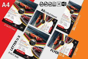 Rent A Car Flyer Template Vol-10