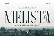 Melista - Modern Serif Font, a Serif Font by MaikoHatta (Thumbnail 1 of 7)