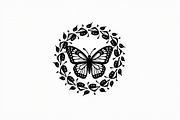 8 Butterfly Vector Collection, an Illustration by hafijul (Thumbnail 6 of 9)
