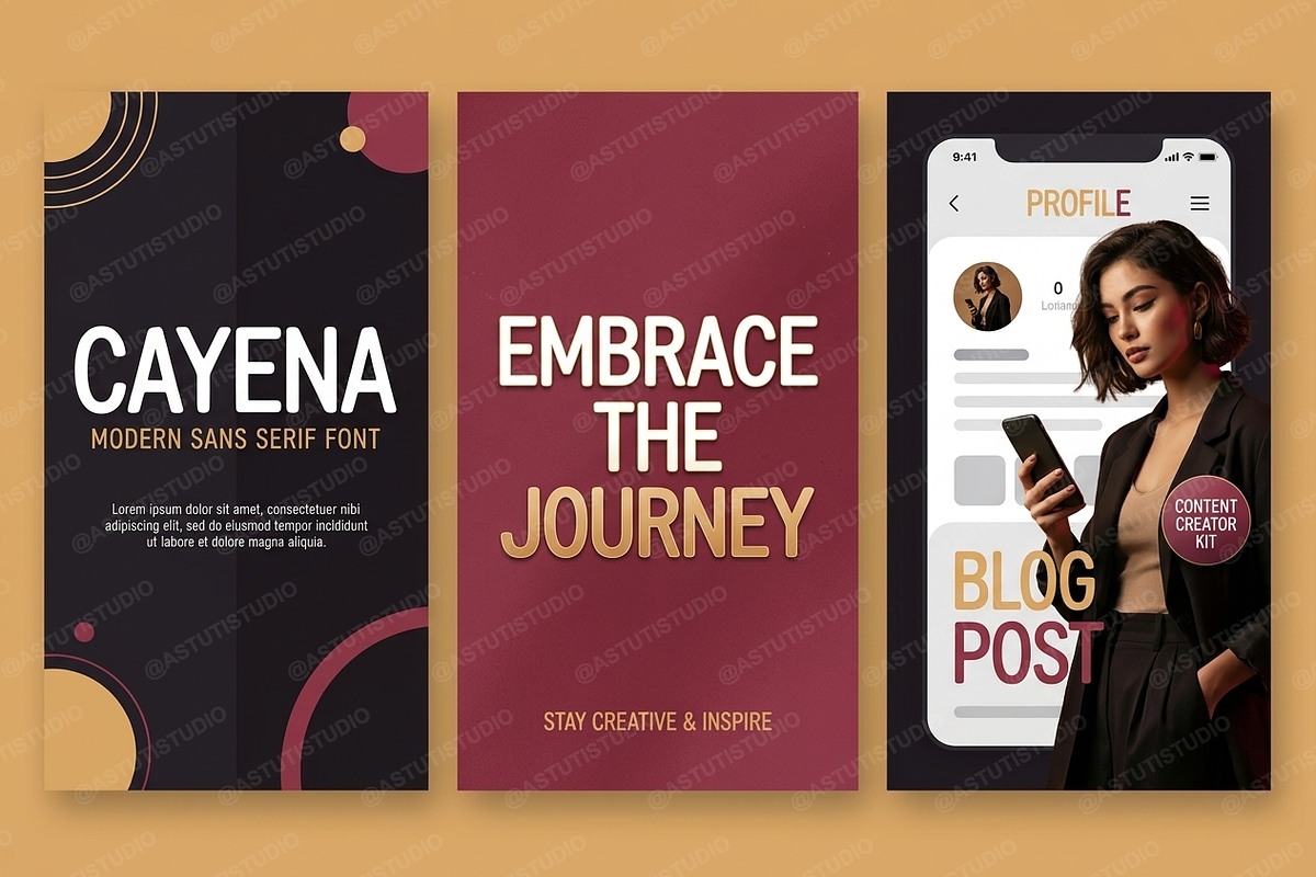 Cayena - Modern Serif, a Serif Font by Astuti Studio (Photo 14 of 25)