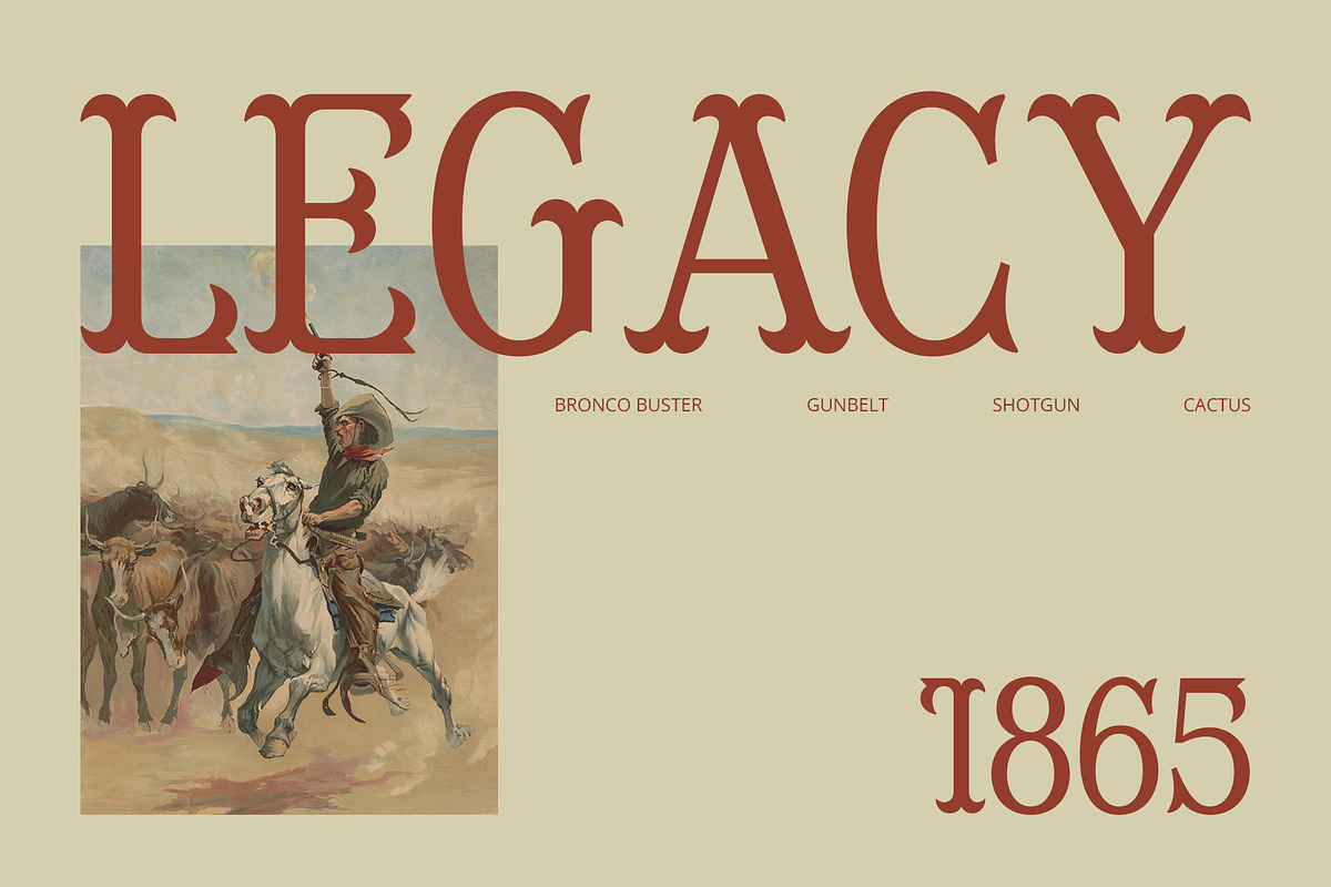 CS Amadeus – Tuscan Font, a Serif Font by Craft Supply Co. (Photo 2 of 8)