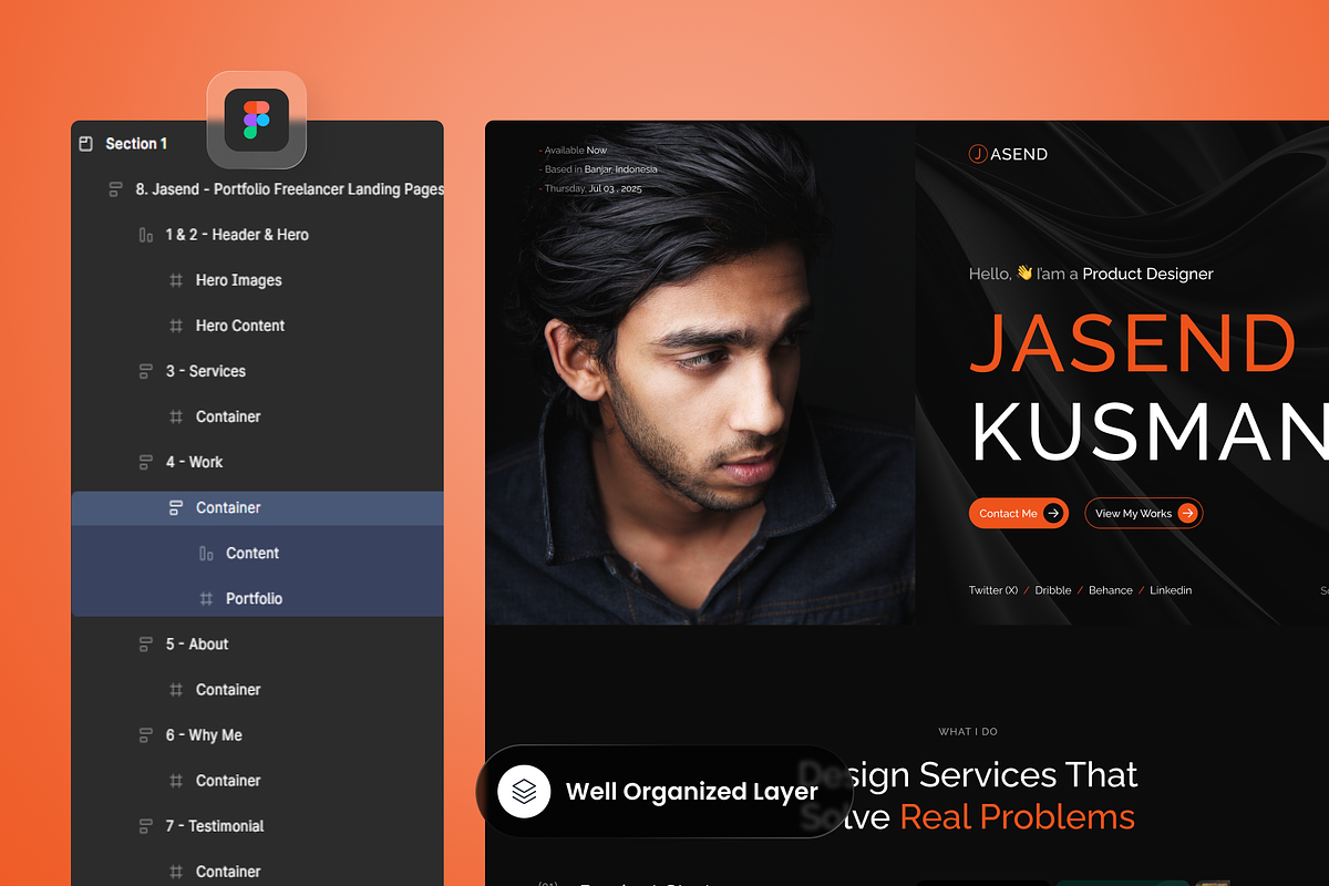 Jasend - Portfolio Freelancer preview 2