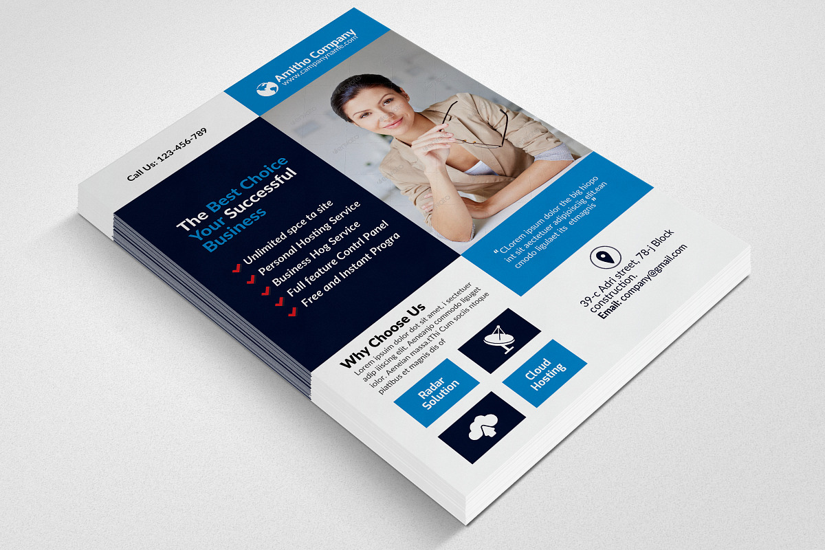 Business Industry Flyer Template, a Flyer Template by Business Flyers
