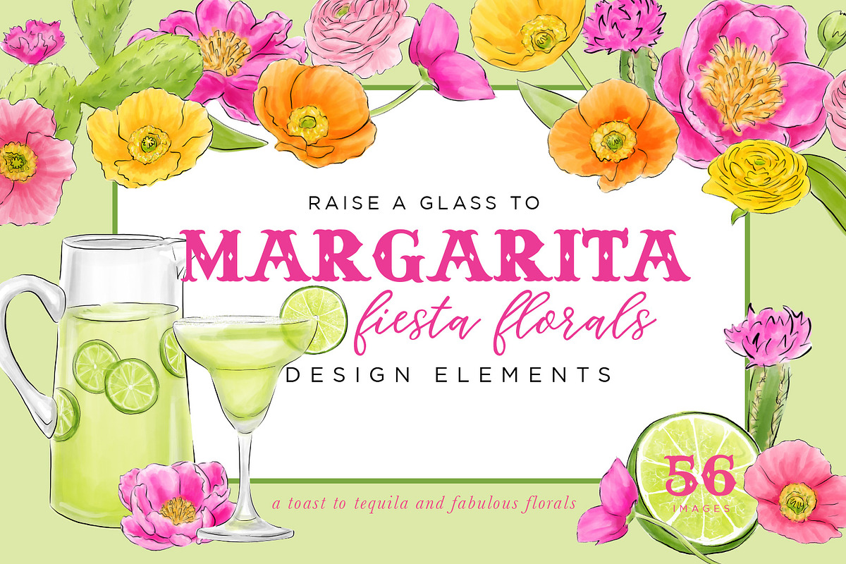 Margarita Fiesta Florals, an Illustration by Relish Designs (Photo 1 of 6)