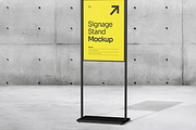 Signage Mockup - Glass & Metal Frame, a Packaging Mockup by graphicsauce (Thumbnail 4 of 4)