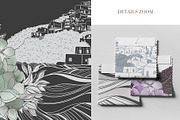 Hand Drawn Mediterranean Wallpaper, a Wallpaper Graphic by Nature.Of.Kate (Thumbnail 4 of 13)