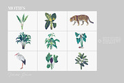 Emerald Wilderness Luxury Patterns!, a Pattern Graphic by Pink Linen (Thumbnail 6 of 11)